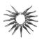 JULIUS 077ACU16 Silver / Dualflow Anima Bracelet Ver.2